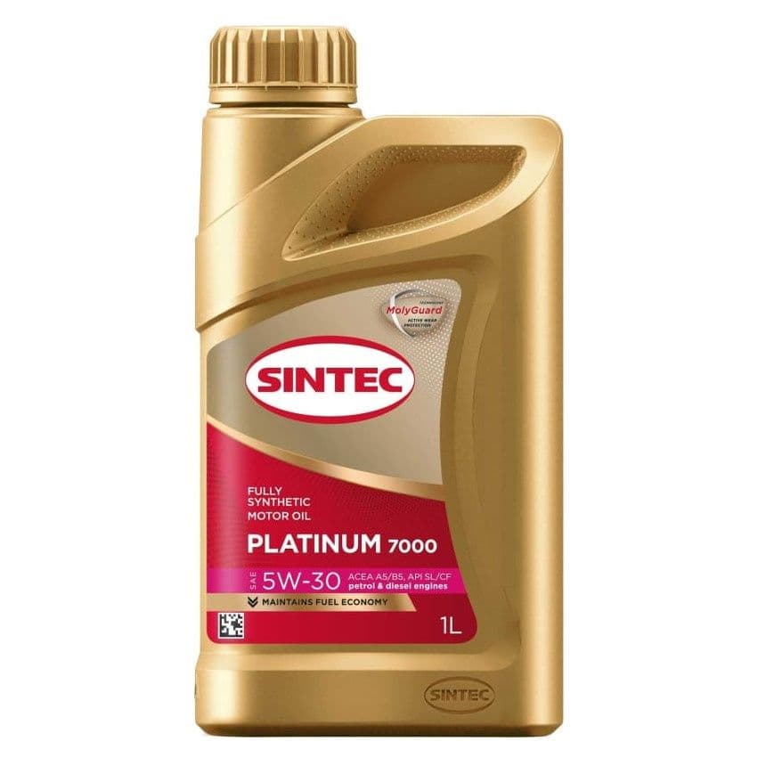 SINTEC Platinum 7000 A5/B5 5W-30 Масло моторное, Синтетическое, 1 л
