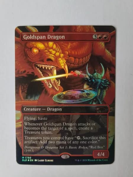 Портативные карты MTG Звездные войны двусторонние фольговые карты Голдспан Дракон