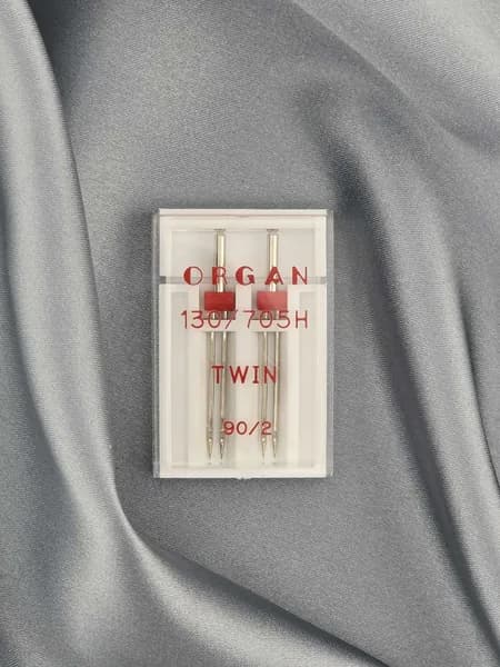 ORGAN TWIN иглы универсальные №90/2, 2шт