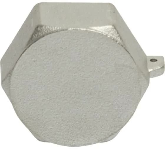 Заглушка VRT 1/2", внутренняя, с контрольным отверстием, никель 1910-000015 503080