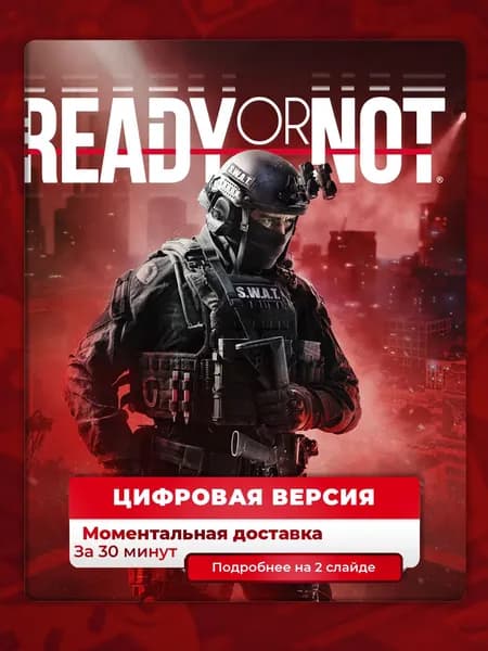 Ready or Not на PS5, лучшая цена, цифровая версия, навсегда, гарантия