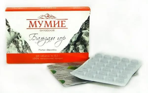 Мумие алтайское Бальзам гор, 60 таблеток