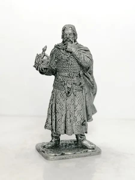 Князь Даниил Галицкий (1201-1264 гг.), оловянный солдатик в масштабе 54 мм.