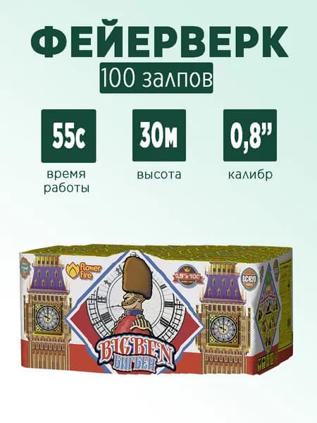 Салют "Биг Бен" 100 залпов