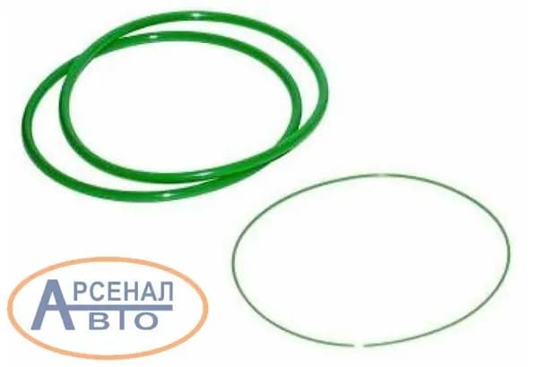 Кольцо Камаз гильзы цилиндра силикон комплект (2 поз, /3 дет, ), 740, 1002024/31 строймаш 7405-1002001