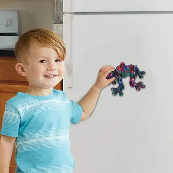 магнит фигурка лягушки 12 см, 3D печать, с подвижными частями
