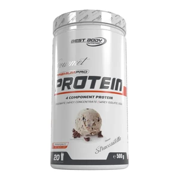 Best Body Gourmet Premium Pro Protein 500 г со вкусом мороженого страчaтелла