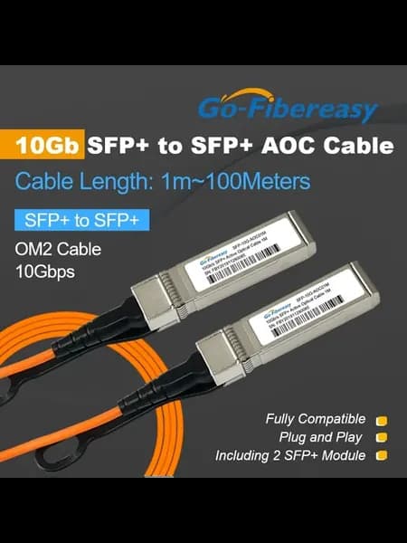 10G SFP+ AOC 3м, OM2, 7Meter