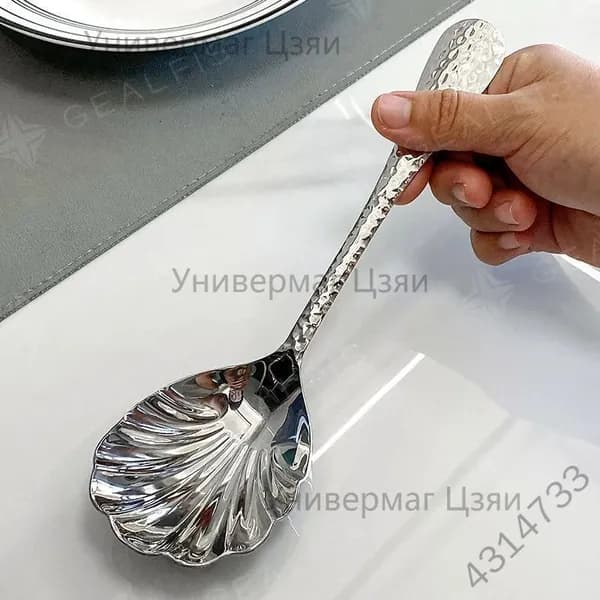 Ложка для салата 1 предм. серебристый