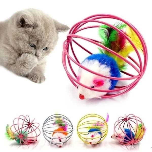 Домашние животные кошки мыши клетки игрушки