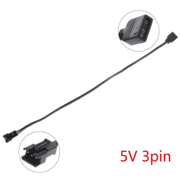 Материнская плата RGB SYNC Splitter 12V 4Pin / 5V 3Pin ARGB Удлинительный кабель