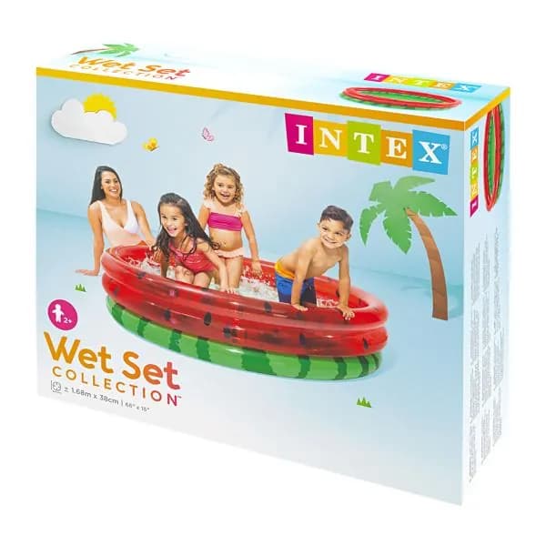 Бассейн Intex детский надувной 168*38см