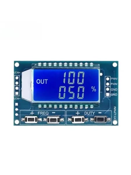 XY-LPWM Генератор сигналов 1 Гц-150 кГц Модуль платы PWM с регулируемой частотой импульсов и рабочим циклом модуля ЖК-дисплея 3,3 В-30 В