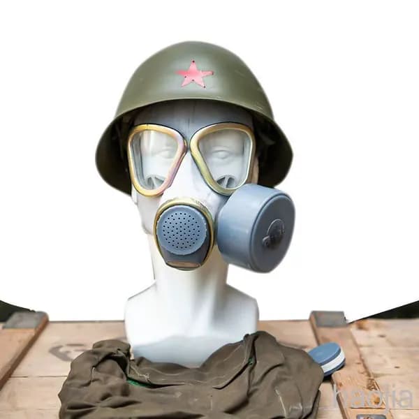 Купить ретро противогаз 69 типа - советский стиль, винтажный военный аксессуар
