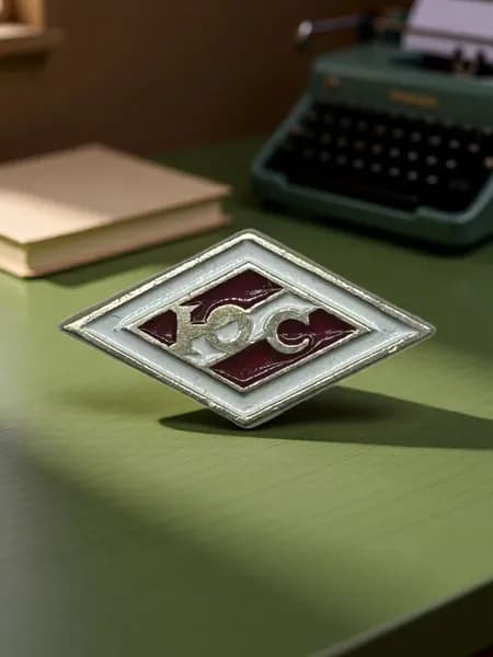 Знак СССР ДСО. Спартак. Юный Спартаковец. ЮС. Ромб. Алюминий. На булавке. Мелкий, Советский значок
