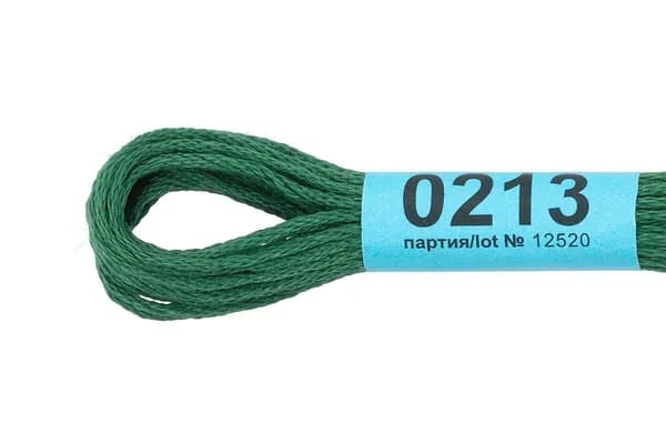 Мулине Gamma 0213 тёмно-зелёный 1 моток