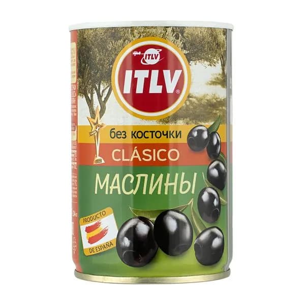 Маслины Itlv Clasico без косточки 314мл