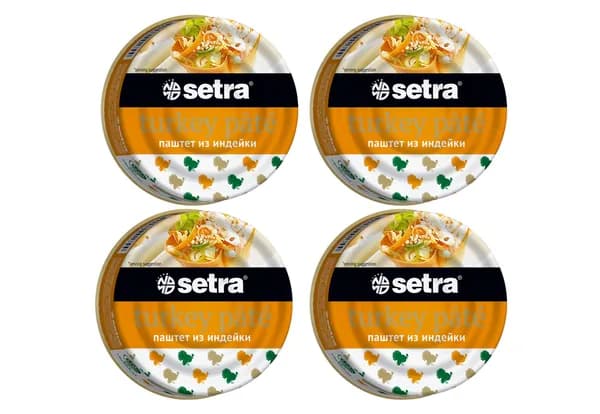 Паштет Setra из индейки 4 шт по 100 г