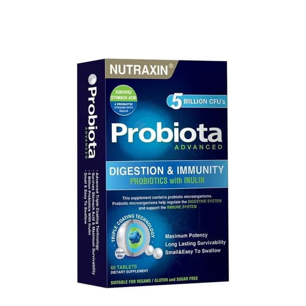 Нутраксин Пробиота Продвинутый 60 таблеток / Nutraxin Probiota Advanced 60 Tablet