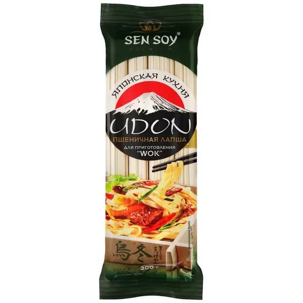 Лапша Sen Soy Пшенична (Udon) 300 гр