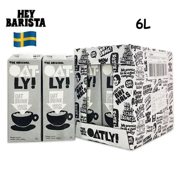 Овсяное молоко OATLY BARISTA 1л/6 упаковок