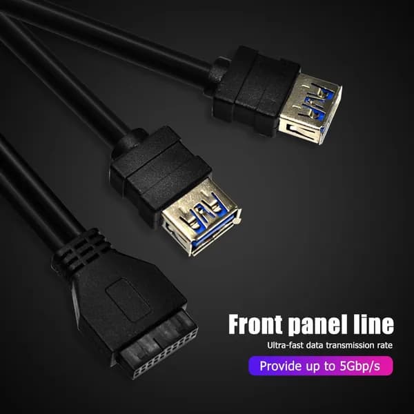 Компьютерный корпус Передняя панель USB3.0 (BC3GF1NH9YU5VJ1WX3.01-FIG4BISWBOI)