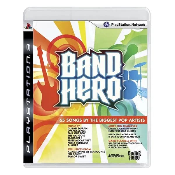 Игра Band Hero. Издание на диске. Английская версия на ps3.