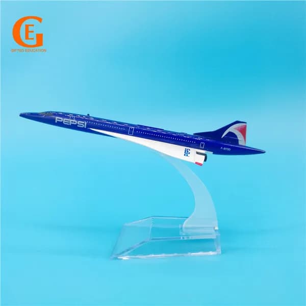 Металлическая Модель Самолета Concorde Из, Кола