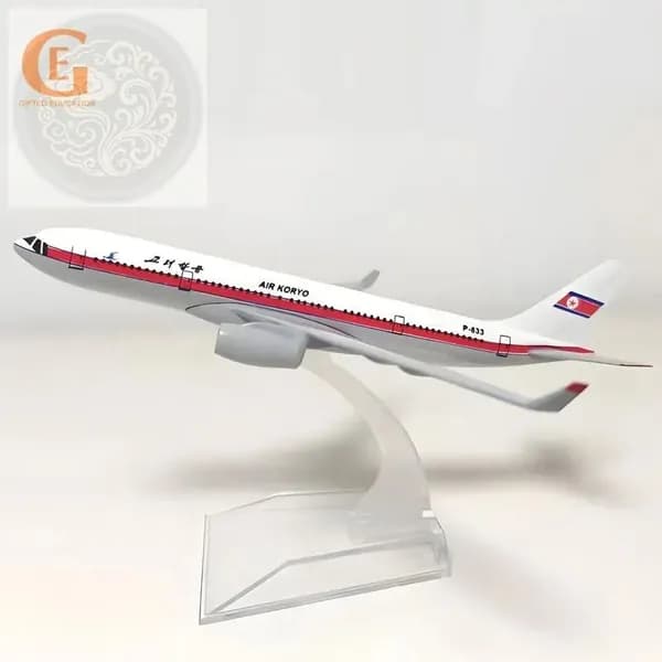 Металлическая Модель Самолета TU-204 P-633 Северная Корея, Советских Air KORYO Литая Коллекционная