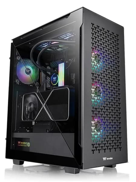 Компьютерный корпус Thermaltake Divider 500 TG Air, ATX / Micro-ATX / Mini-ITX, стеклянная боковая панель, USB Type-C, без блока питания