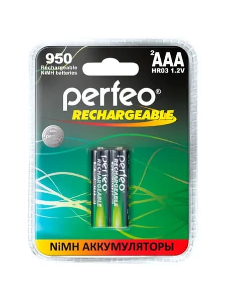 Аккумулятор AAA - Perfeo 950mAh (2 штуки) PF AAA950/2BL PL