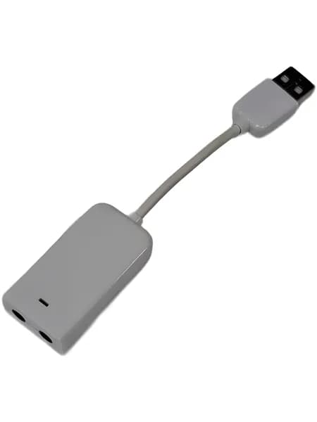 Звуковая карта USB белая