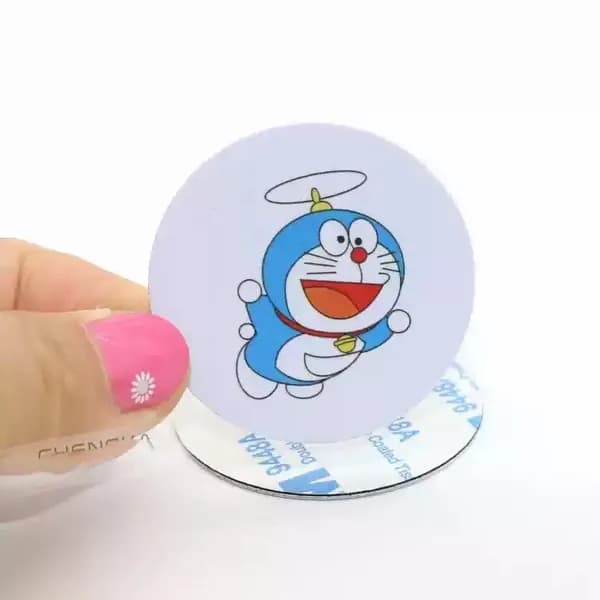 Ключ для домофона T5577 метка наклейка 40 мм на мобильный телефон (1шт) RFID 125kHz EM-Marin - перезаписываемая заготовка из ПВХ для копирования бесконтактных брелков и карт .