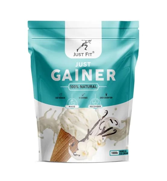 Just Fit Just Start Mass Gainer Гейнер 1 кг со вкусом мороженое