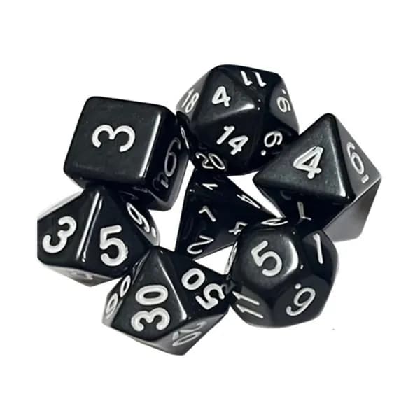 Галактические акриловые кости D&D, Белый