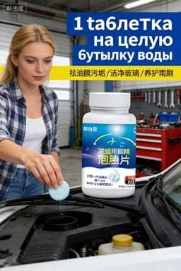 Жидкость стеклоомывателя Концентрат до 0°C, 4 л, 100 шт.