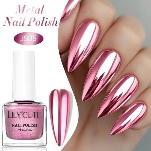 Быстросохнущий лак для ногтей LILY'CUTE metal mirror