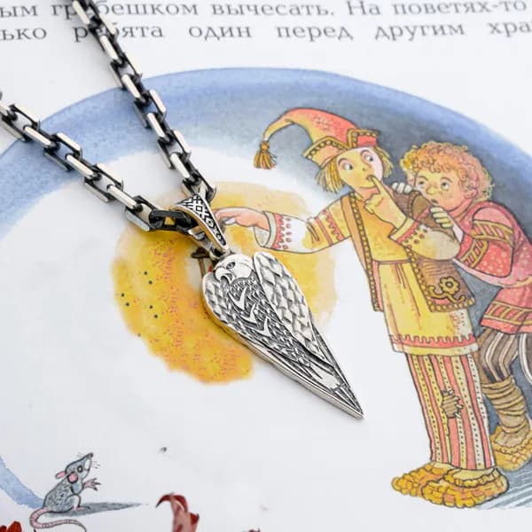 Славянский Оберег Финист сокол. Серебро 925. Амулет, подвеска, талисман, кулон.
