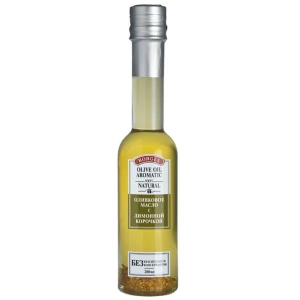 Оливковое масло Borges с лимонной корочкой, 200 мл