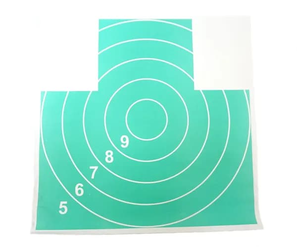 Мишень Remington №4, грудная фигура, зеленая (500x500 мм) 10 штук
