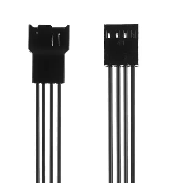 Кабель-удлинитель для подключения 4-pin PWM-вентилятора к материнской плате