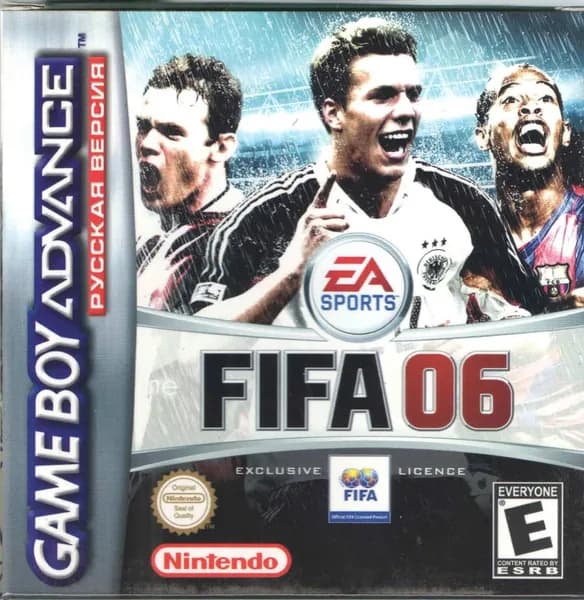 FIFA 06 GBA, рус.версия (Platinum) 64K-364