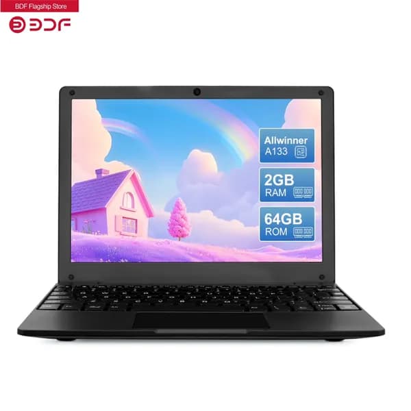 BDF MXI Ноутбук 10.1", AMD A10-8700P, RAM 64 ГБ, HDD 64 ГБ, AMD Radeon, Linux, (A133), черный матовый, Русская раскладка