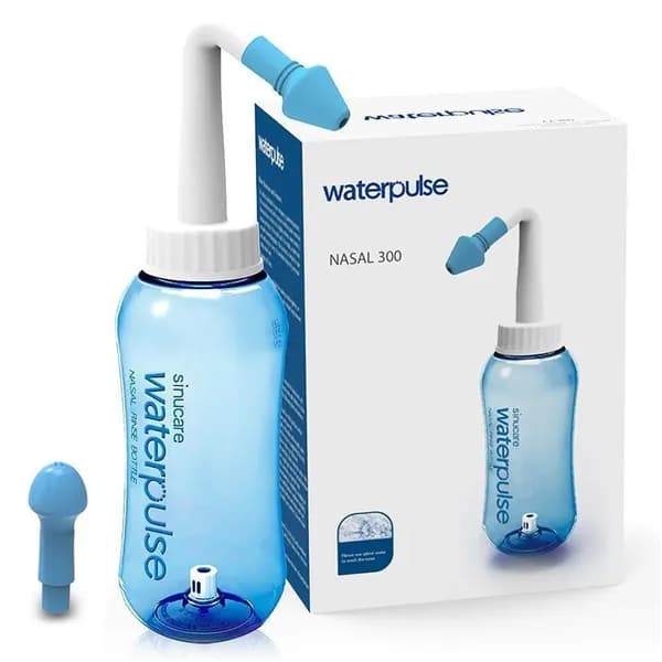 Назальный ирригатор 300 мл WATERPULSE YT-300 для промывания носа и пазух при насморке, аллергии, гайморите детям и взрослым