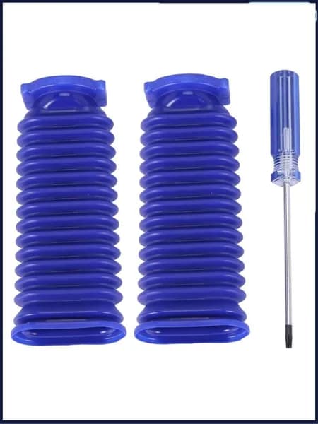 Гибкий синий шланг для пылесосов Dyson V7/V8/V10/V11, комплект с отверткой.