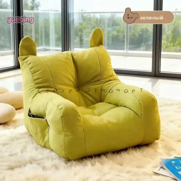 Прямой диван 35х35х35 см,зеленый