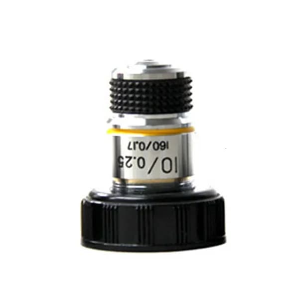 Объектив микроскопа ахроматический 4X 10X 40X 100X, 10
