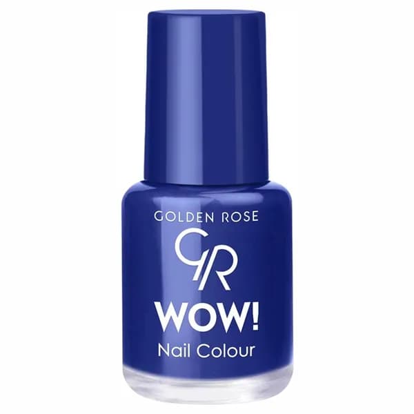 Golden Rose Лак для ногтей WOW, тон 085 насыщенная синяя эмаль