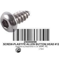 Винт Screw Plastite Allen Button Head #12 250000099