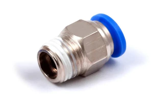 Пневмофитинг цанговый прямой с наружной резьбой PC 8-02 (R1/4")